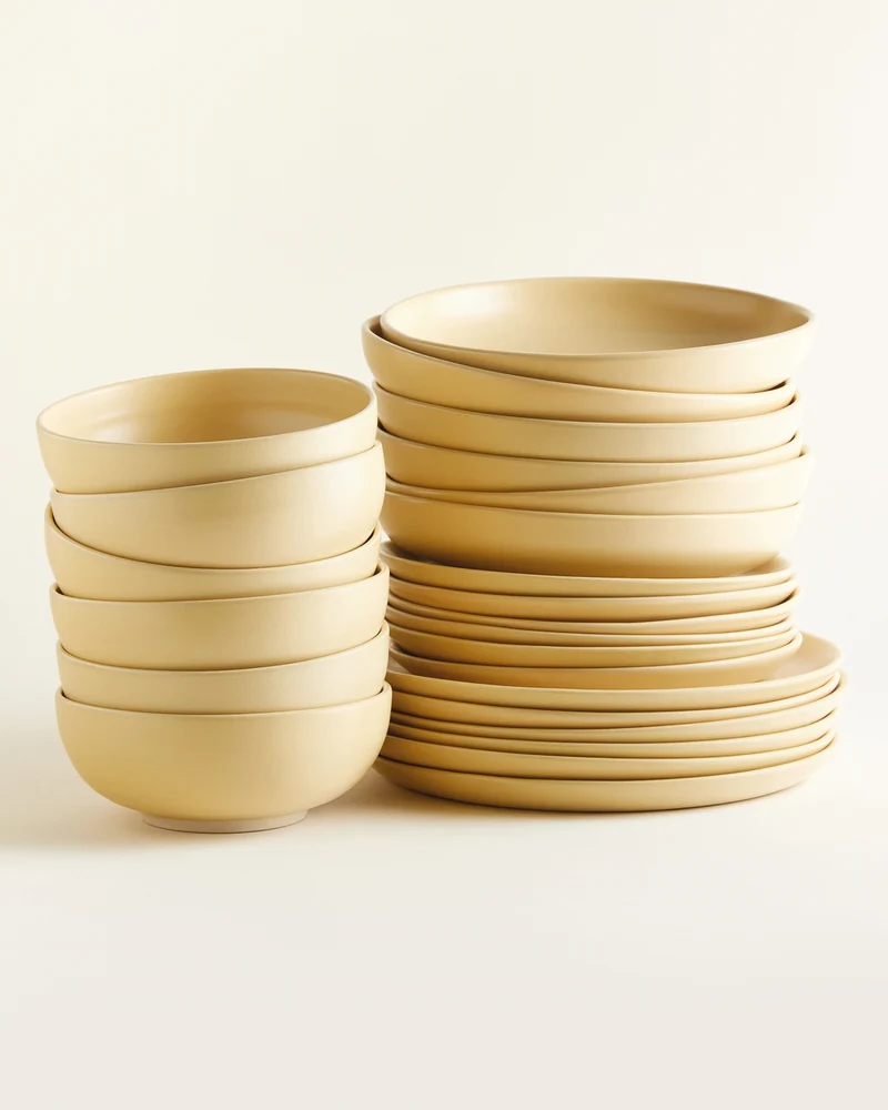 Großes Dinner-Set VINDA | SCHÖNER WOHNEN-Kollektion - Vanille